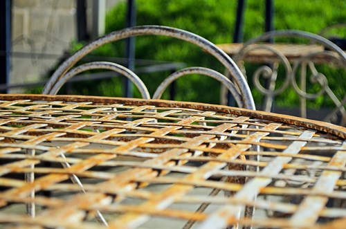 rusting furniture in Tipton IN on the patio